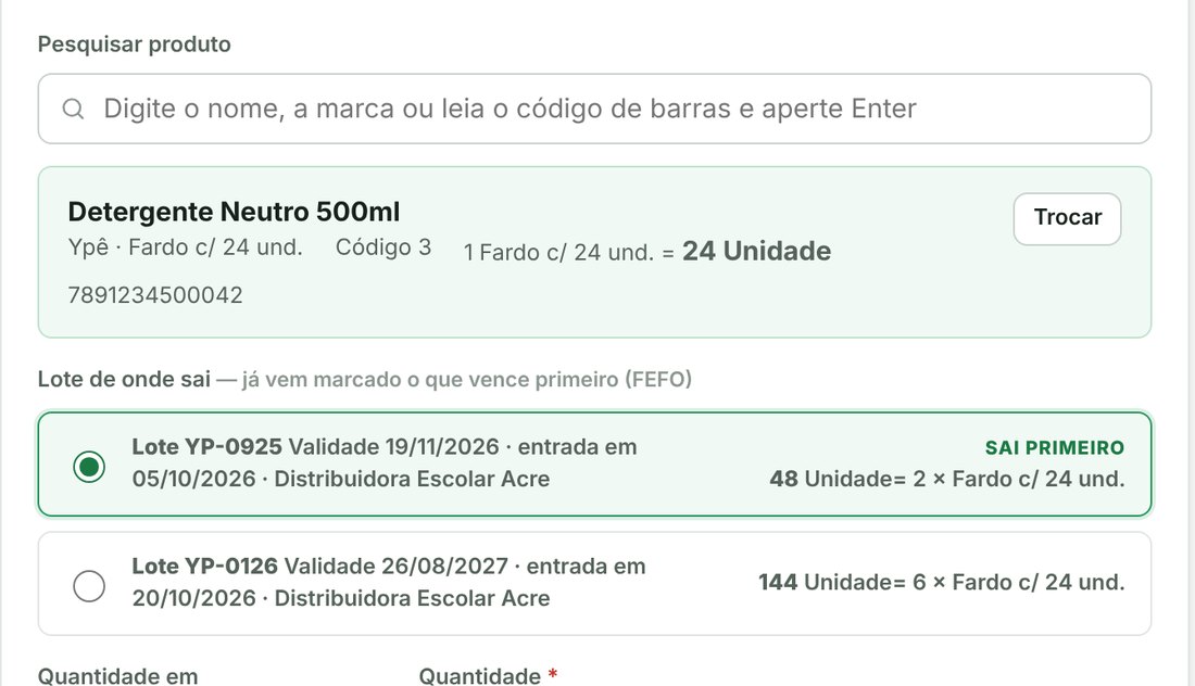 Escolha do lote: o que vence primeiro já vem marcado